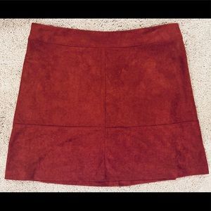 Lulu’s Suede Skirt Medium